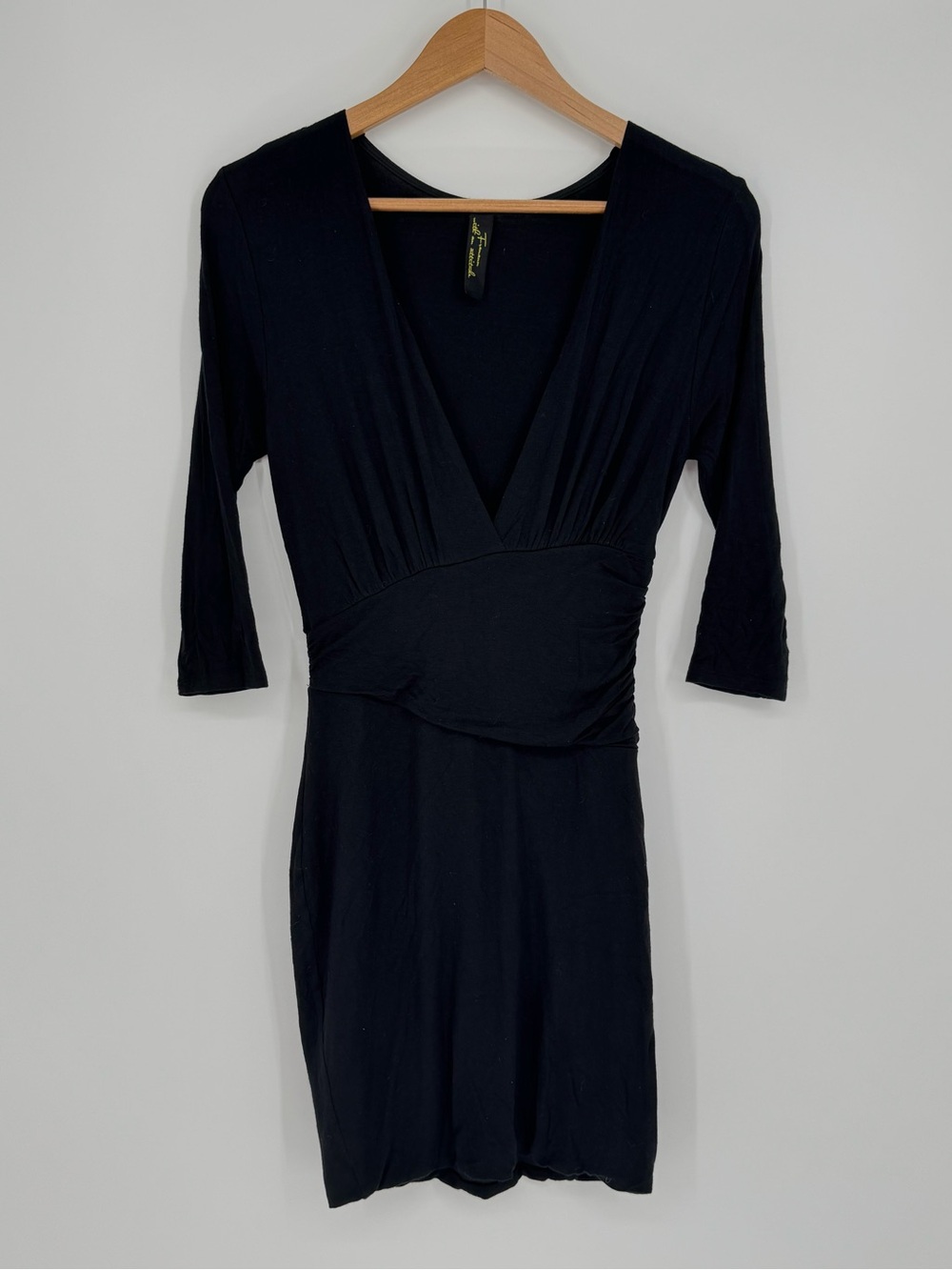 Franann with an Attitude Women’s M Black Dress 3/4 Sleeve (lined bottom half)